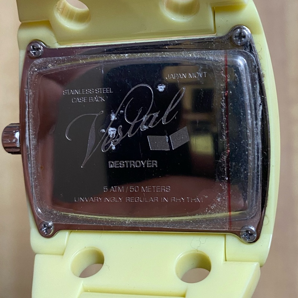 Vestal Destroyer Yellow Plastic Watch - Picture 6 of 8